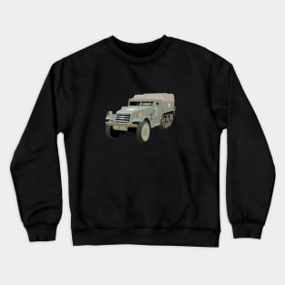 M3 American WW2 Half-track Crewneck Sweatshirt